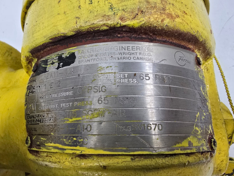 FARRIS ENGINEERING 26EA11-120 65PSI UNMP