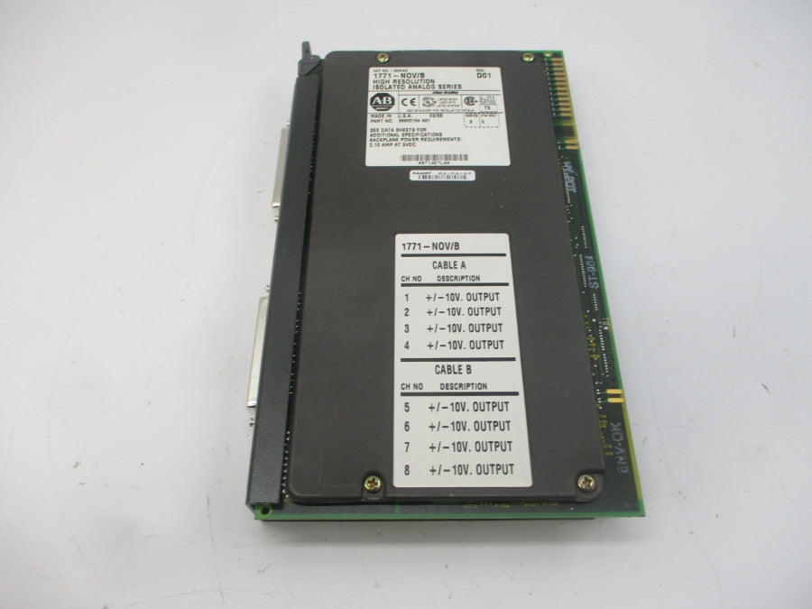 INDUSTRIAL SPARE PART 1771-NOV SER. B F/W G 5VDC 2.10A REV. D01 UNMP