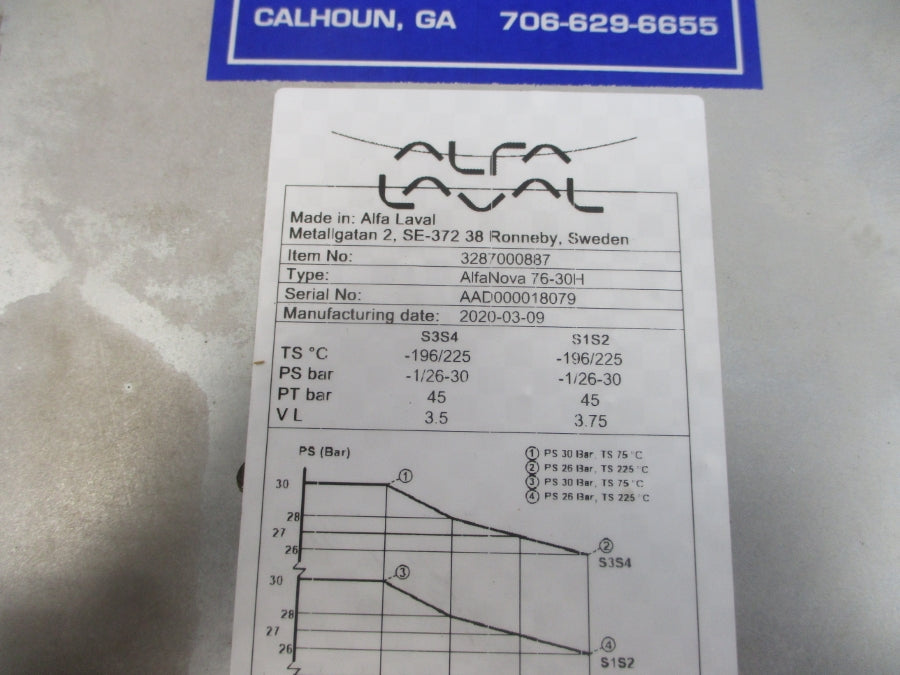 ALFA LAVAL 3287000887 ALFANOVA76-30H NSNP