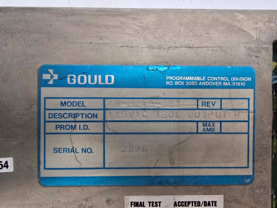 GOULD AS-B240-501 115VAC UNMP