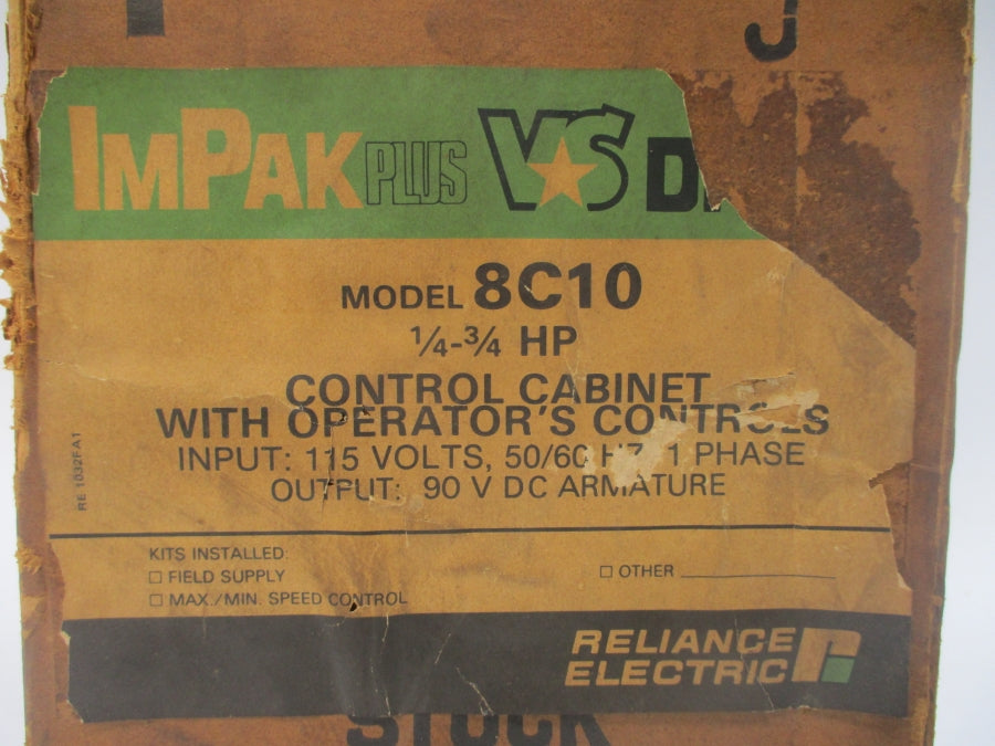RELIANCE ELECTRIC 8C10 115VAC 10.5A NSMP