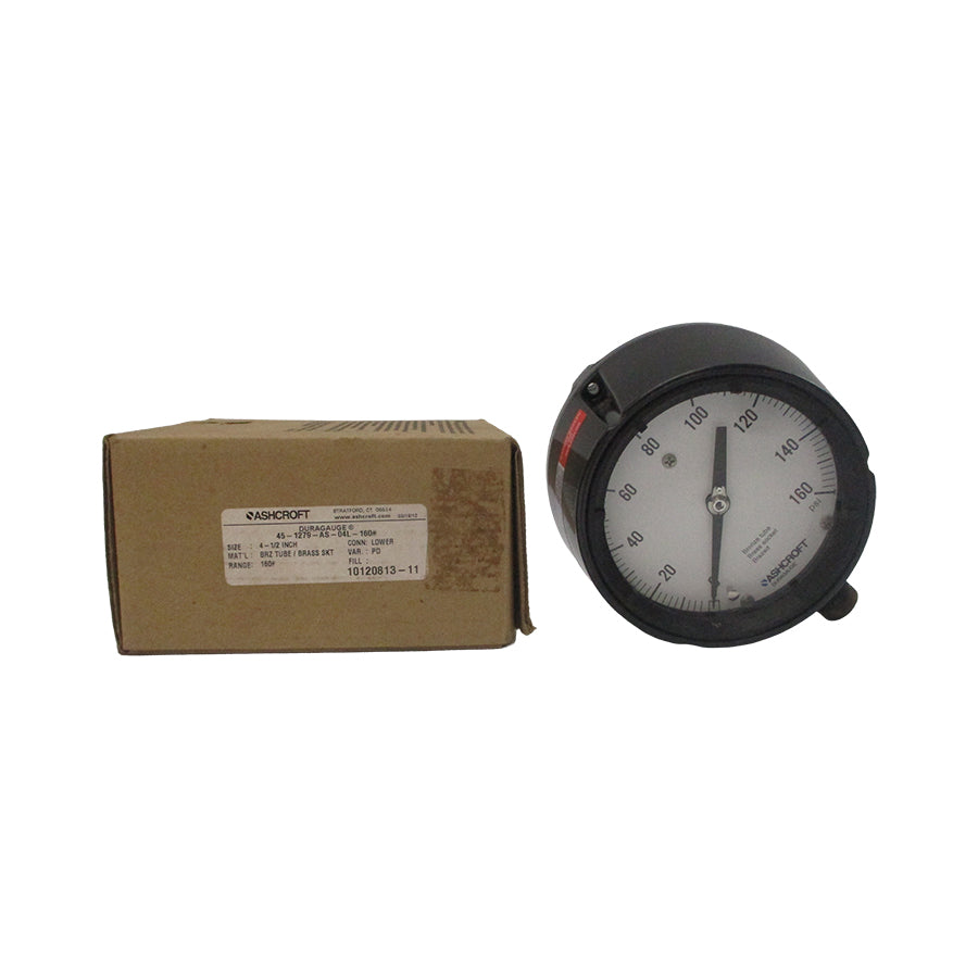 ASHCROFT 45-1279-AS-04L-160# 0-160PSI 4-1/2" NSMP