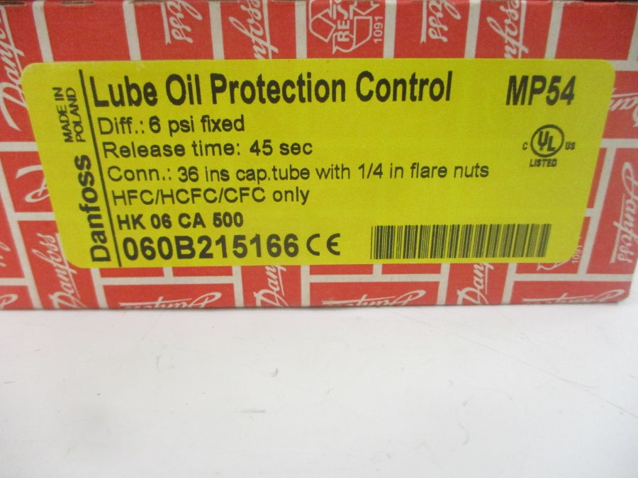 DANFOSS HK06CA500 6PSI 1/4" NSMP
