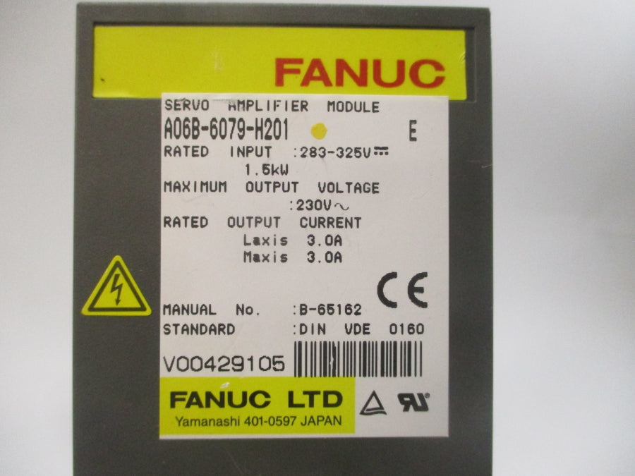 FANUC A06B-6079-H201 283-325V 3.0A UNMP