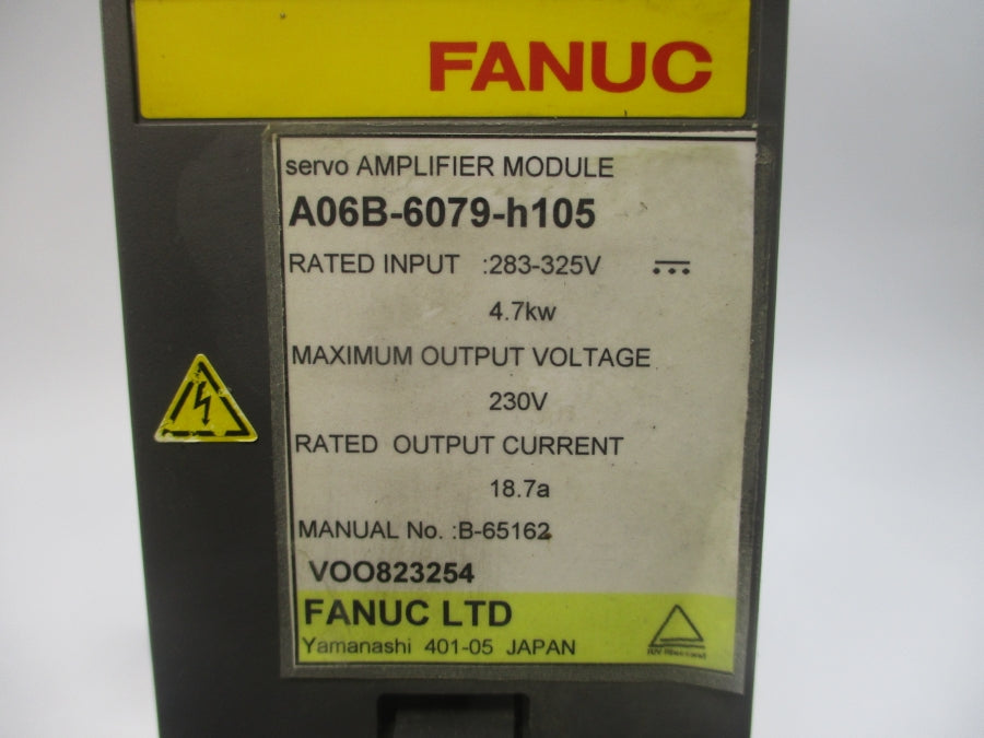 FANUC A06B-6079-H105 283-325V 18.7A UNMP