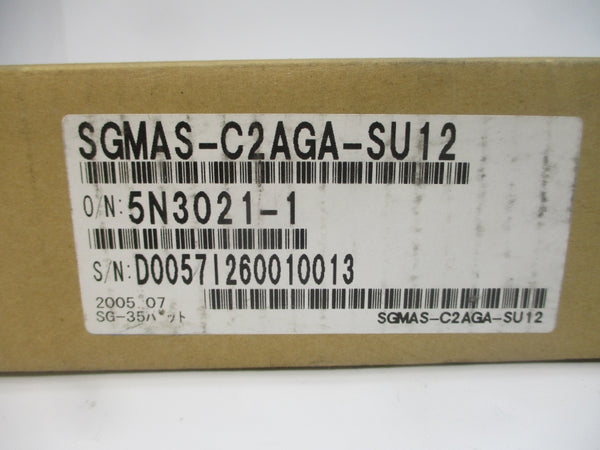 YASKAWA SGMAS-C2AGA-SU12 200VAC 1.8A NSMP