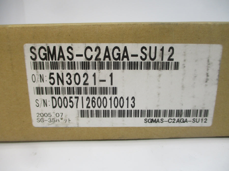YASKAWA SGMAS-C2AGA-SU12 200VAC 1.8A NSMP