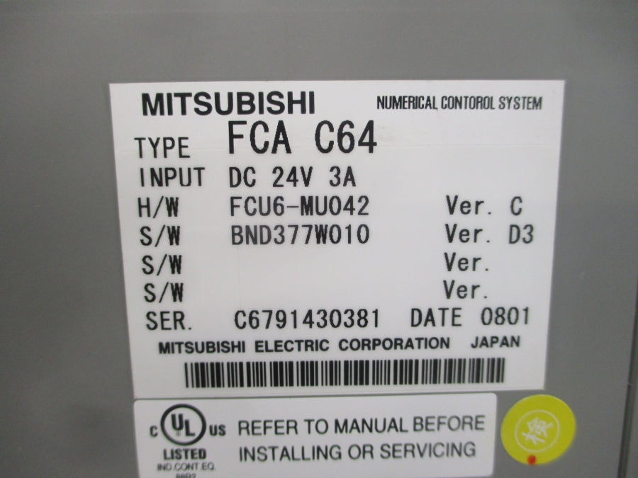 MITSUBISHI FCAC64 24VDC 3A UNMP