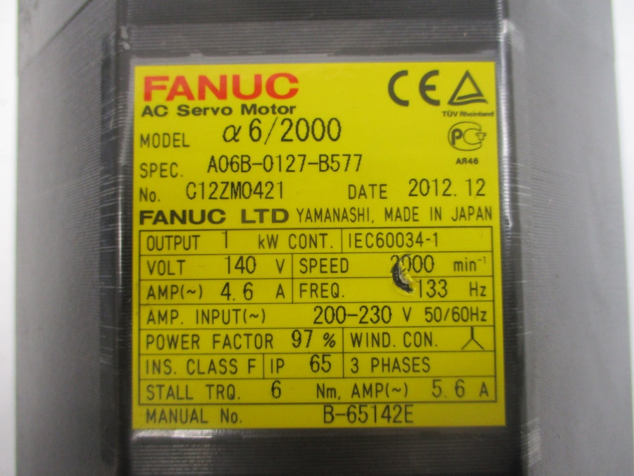 FANUC A06B-0127-B577 140VAC 4.6A NSNP
