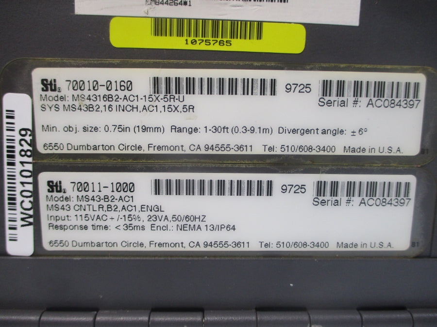 STI 70011-1000 MS43-B2-AC1 115VAC UNMP