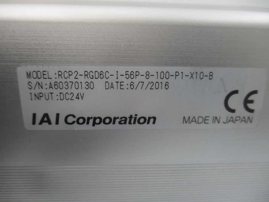 IAI RCP2-RGD6C-I-56P-8-100-P1-X10-B 24VDC NSNP