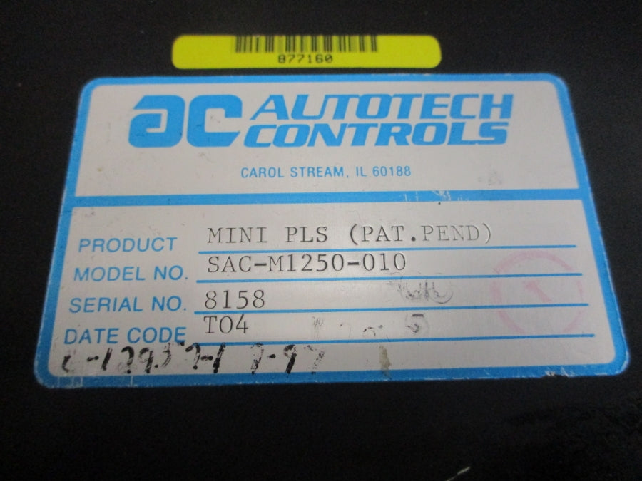 AUTOTECH CONTROLS SAC-M1250-010 M1250 UNMP