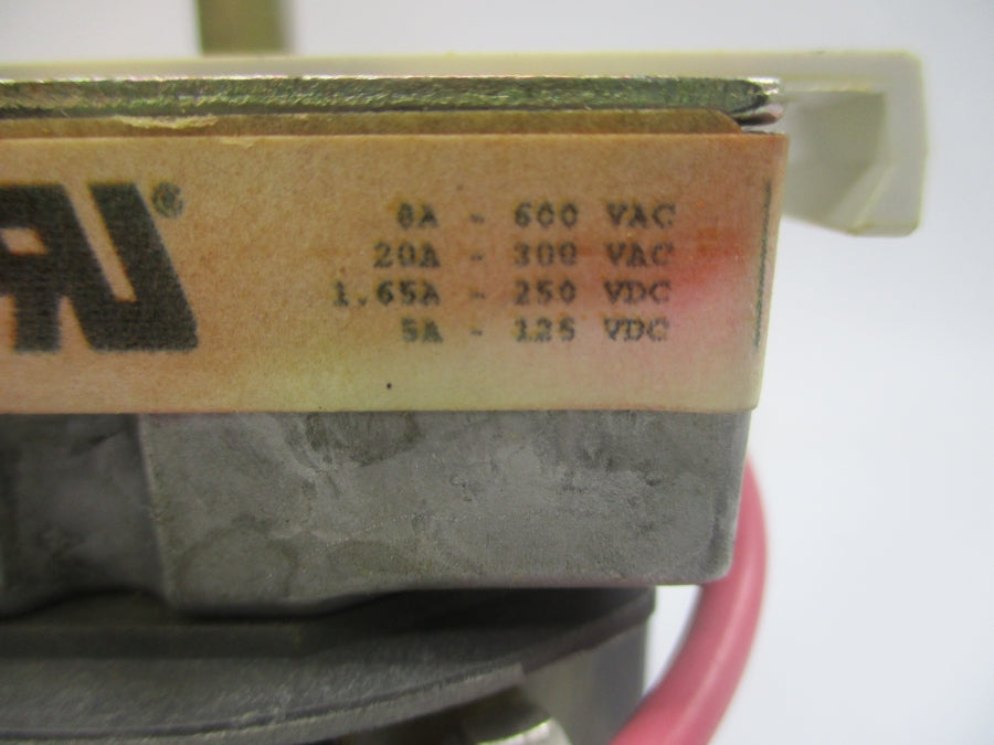 ELECTROSWITCH 505A717G04 W-2 600VAC 20A NSMP