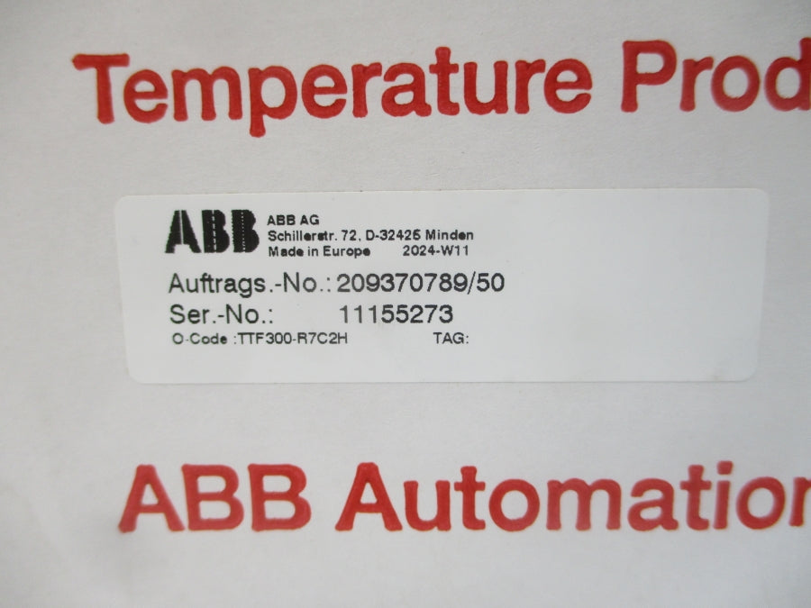 ABB TTF300-R7C2H 11-30V REV. 01.03.00 NSMP