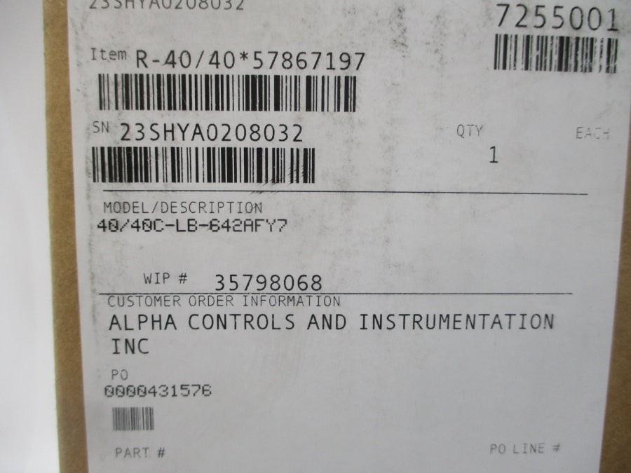 EMERSON 40/40C-LB-642AFY7 18-32VDC 2A NSMP