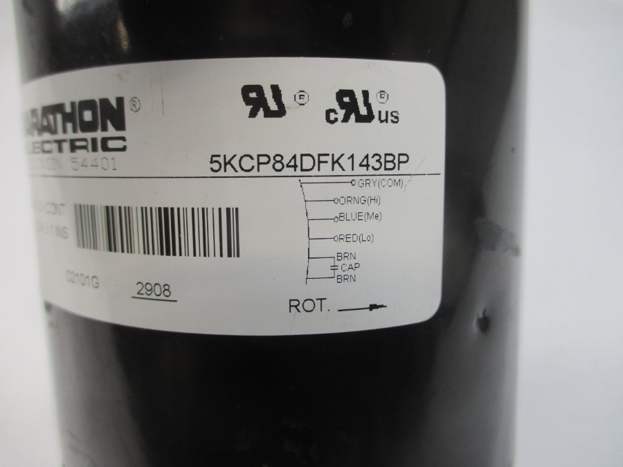 MARATHON ELECTRIC 5KCP84DFK143BP 370VAC 1.0A NSNP