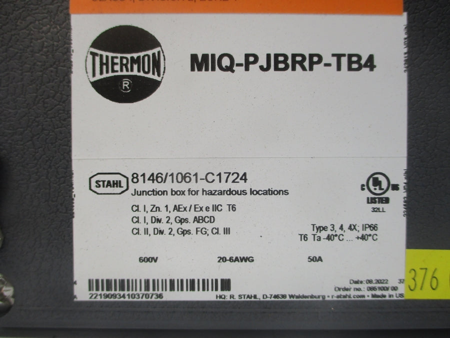 THERMON MIQ-PJBRP-TB4 600V 50A NSNP