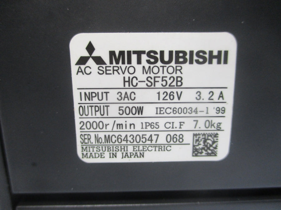 MITSUBISHI HC-SF52B 126VAC 3.2A NSNP