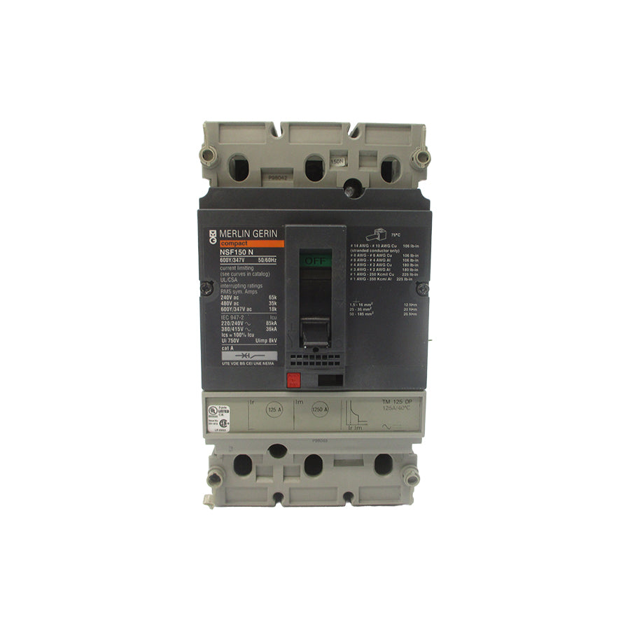 MERLIN GERIN NSF150N 480VAC 150A UNMP