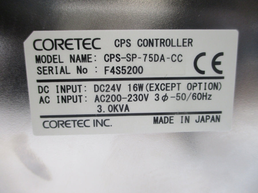 CORETEC CPS-SP-75DA-CC 200-230VAC NSMP