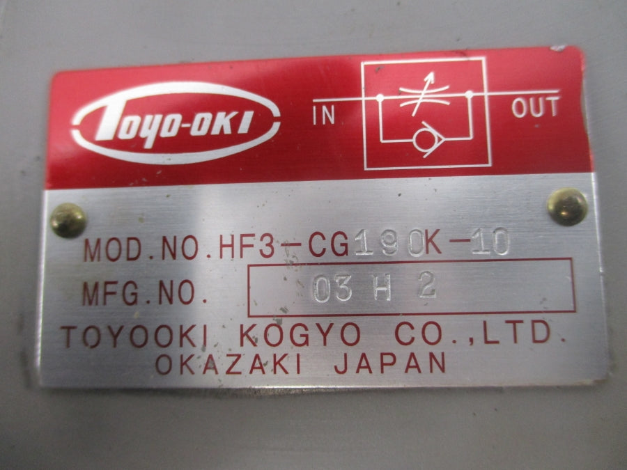 TOYOOKI KOGYO HF3-CG190K-10 NSNP