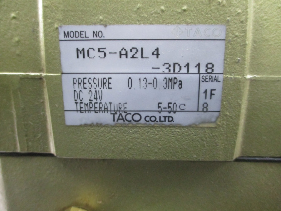 TACO MC5-A2L4-3D118 24VDC UNMP