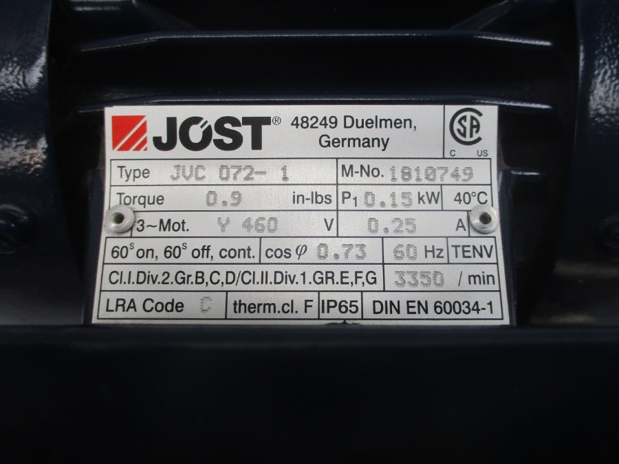 JOST JVC072-1 460V 0.25A NSNP