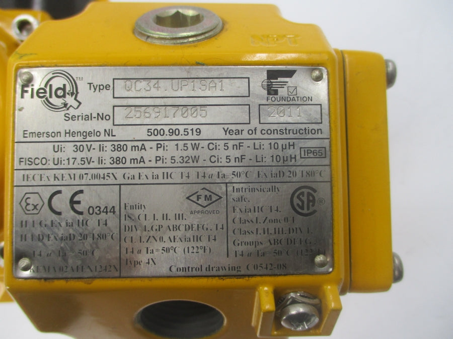 FIELD QPSUA QC34.UP1SA1 QS0100.U04STACW 30V 116PSI NSNP