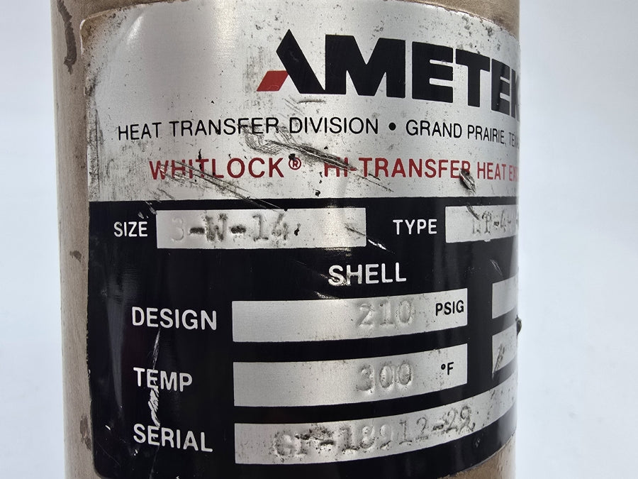 AMETEK 11T-4-A-CI 200/210PSI 300'F UNMP