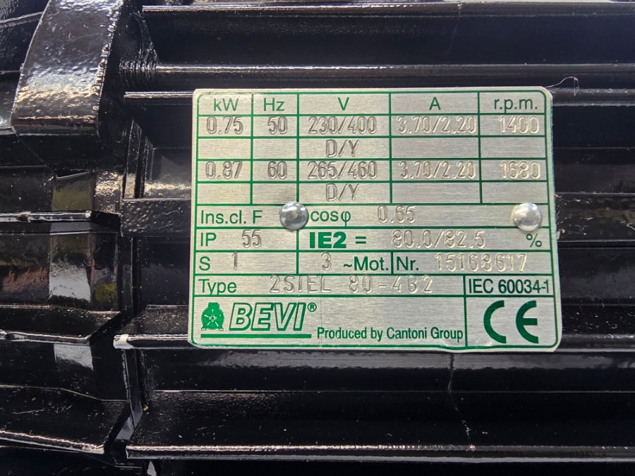 OLAER QPM360-4-0.75 2SIEL80-4B2 460V 2.20A UNMP