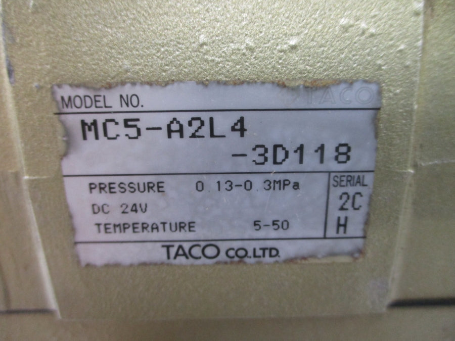 TACO MC5-A2L4-3D118 24VDC (AS PICTURED) UNMP