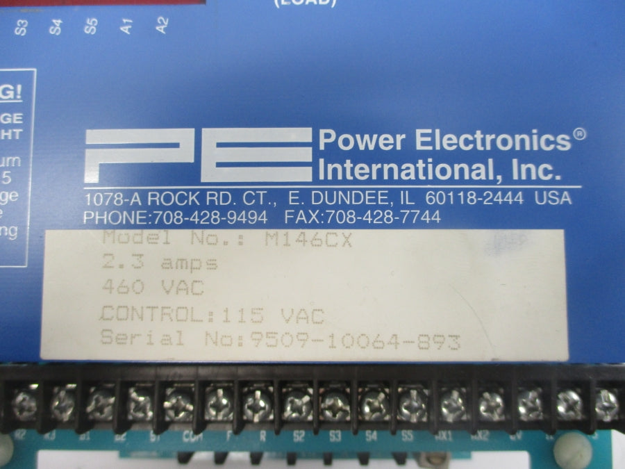 POWER ELECTRONICS M146CX 460VAC 2.3A NSNP