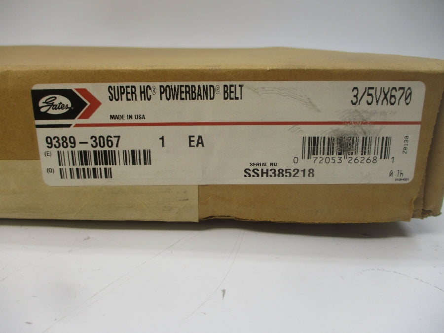 GATES 3/5VX670 9389-3067 NSFS