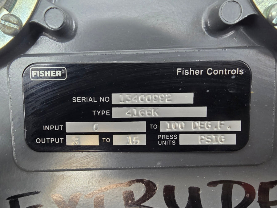 FISHER CONTROLS 4166K 3-15PSI UNMP