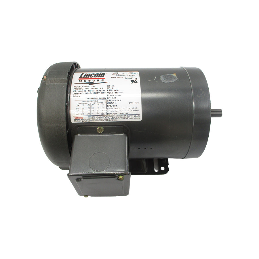 LINCOLN MOTORS LM24121A SRF2S2TC61 230/460V 6.0/3.0A NSNP