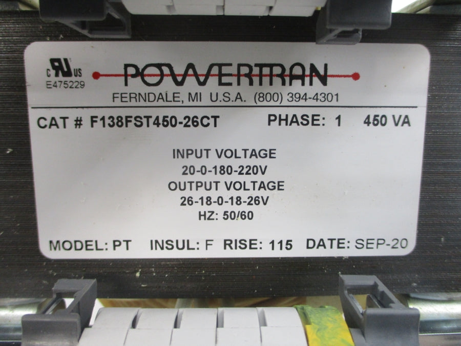 POWERTRON F138FST450-26CT 220V NSNP
