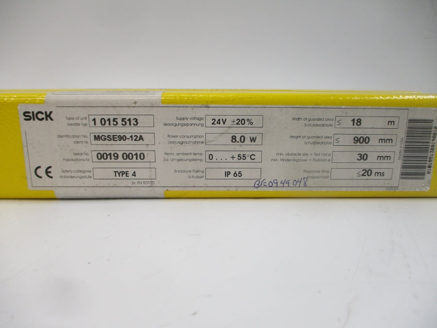 SICK MGSE90-12A 1015513 24V (AS PICTURED) NSNP