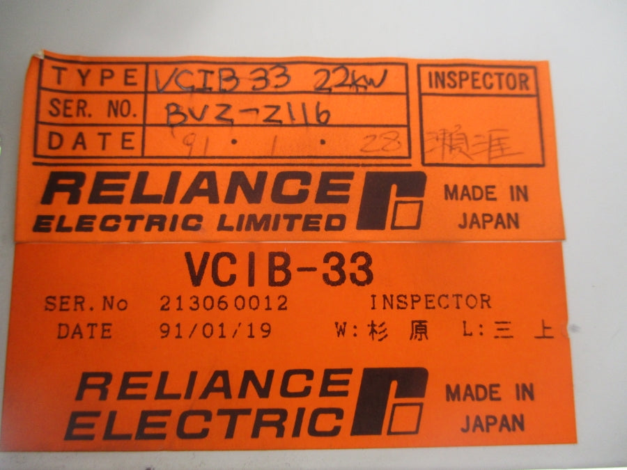 RELIANCE ELECTRIC VCIB-33 NSNP