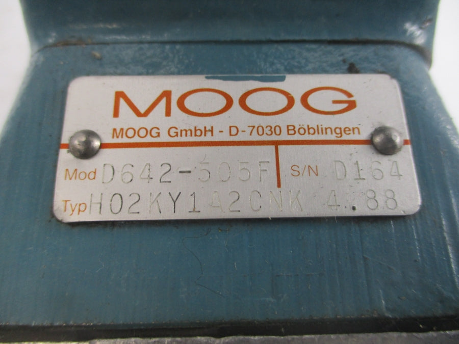 MOOG D642-505F H02KY1A2CNK UNMP