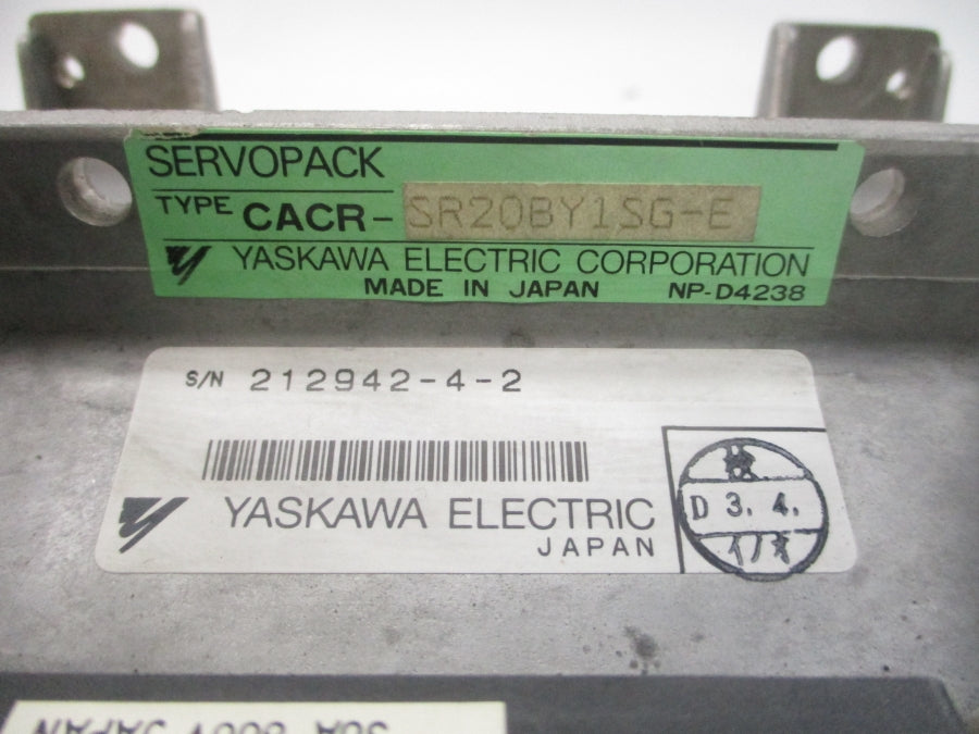 YASKAWA CACR-SR20BY1SG-E UNMP