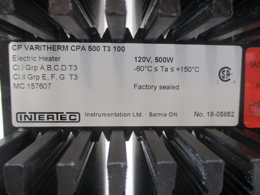 INTERTEC HDV3-P100-0002 120V NSMP
