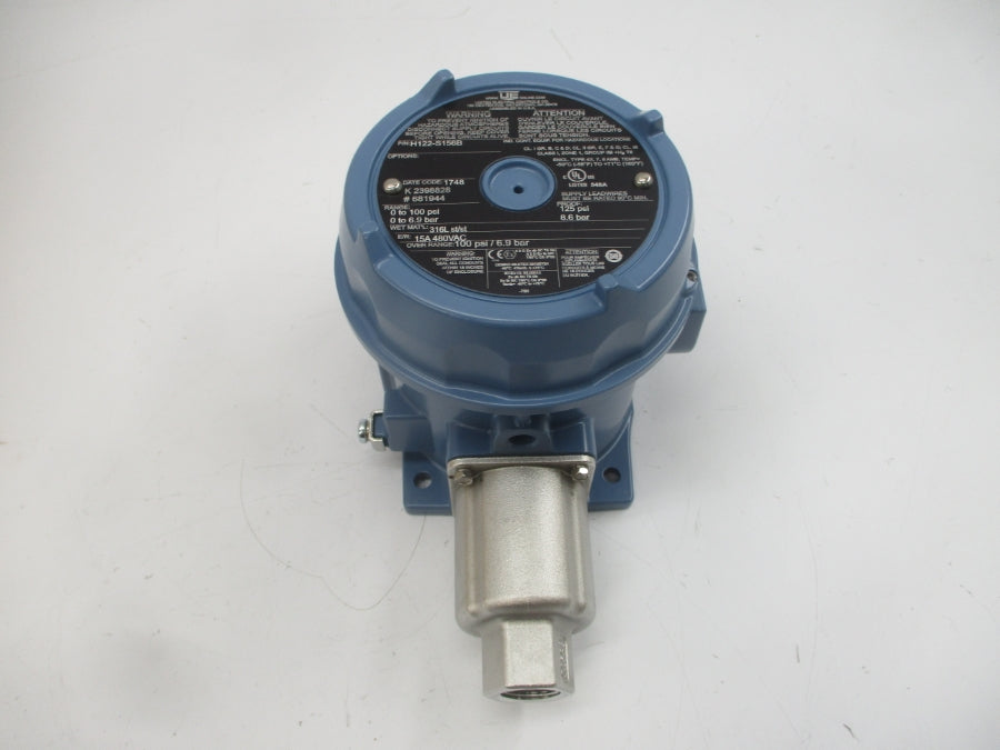 UNITED ELECTRIC H122-S156B 480VAC 15A 100PSI NSMP