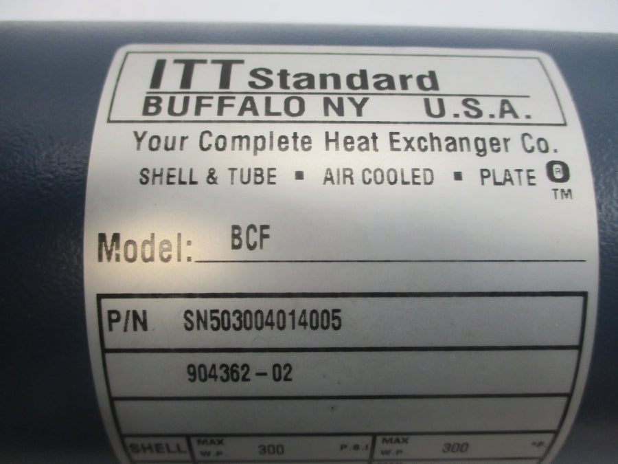 ITT STANDARD BCF SN503004014005 150/300PSI 300'F NSNP