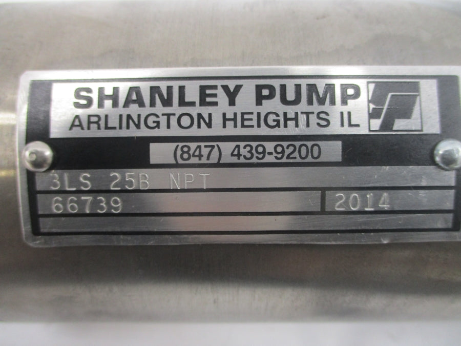 SHANLEY PUMP 3LS25BNPT 66739 NSNP