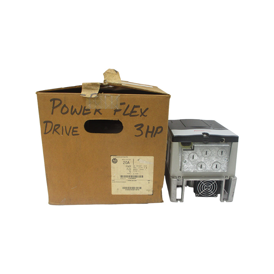 INDUSTRIAL SPARE PART 20AE3P9A0AYNNNNN SER. A F/W 2.005 432-660VAC 4.4A NSMP