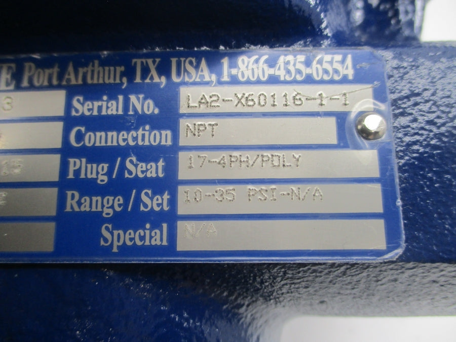 BURLING VALVE BS1.0-1CC5113 10-35PSI 1" NSNP