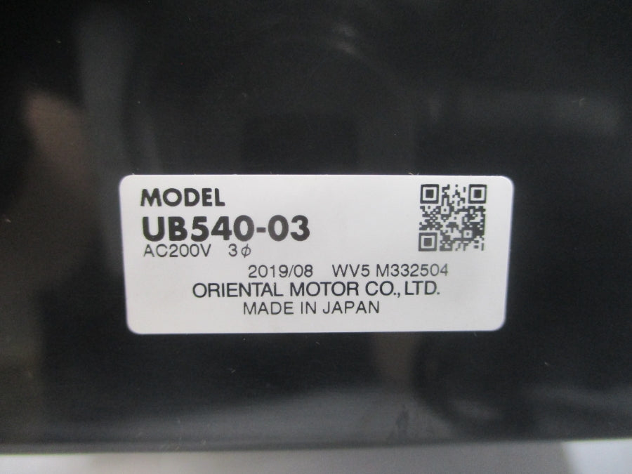 ORIENTAL MOTOR UB540-403 200VAC 0.4A NSMP