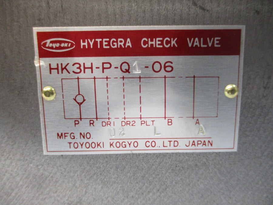 TOYOOKI KOGYO HK3H-P-Q1-06 NSNP