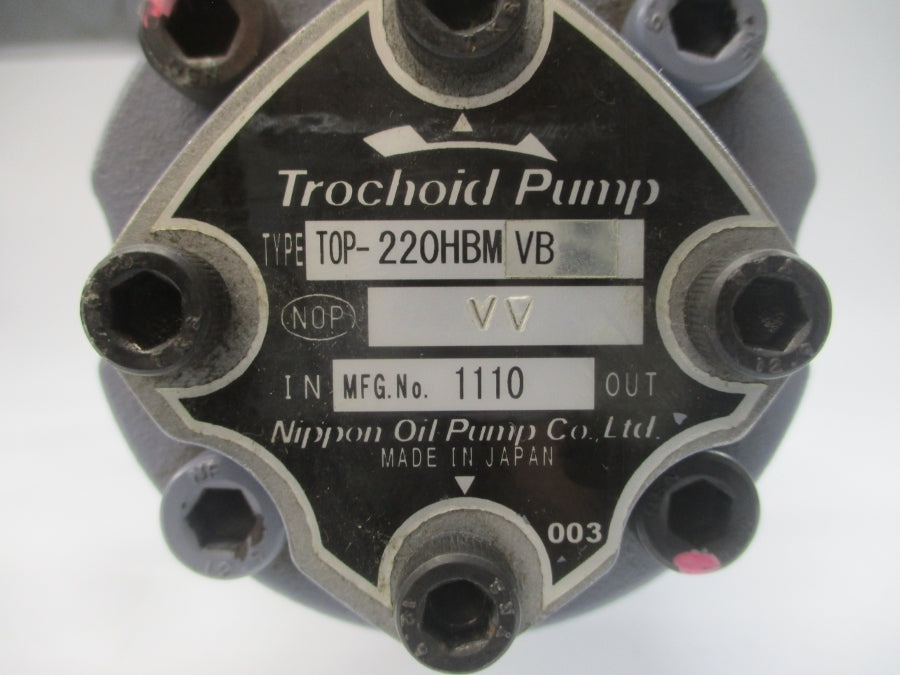 NIPPON TOP-220HBMVB 200/220V 6.8-6.2/6.0A NSNP
