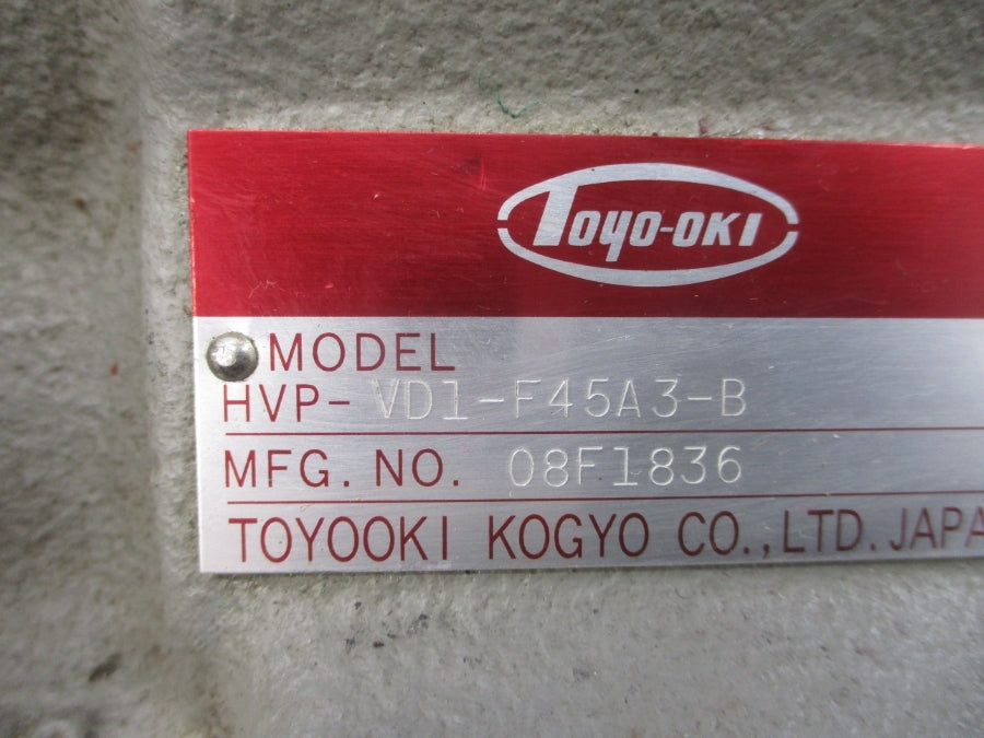 TOYOOKI KOGYO HVP-VD1-F45A3-B UNMP